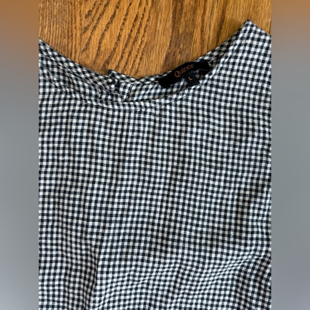 Quince Gingham Shell - Picture 2 of 3